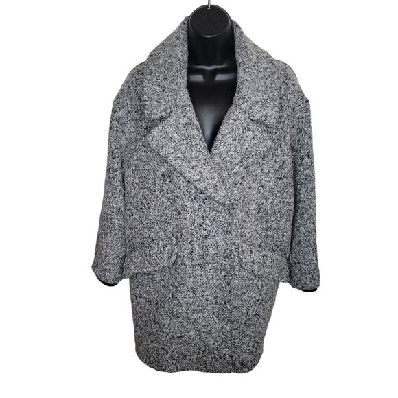 Topshop boulce wool blend jacket coat size 4 - Picture 1 of 8